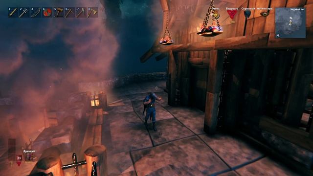 Вальхейм.Строительство.База на острове.