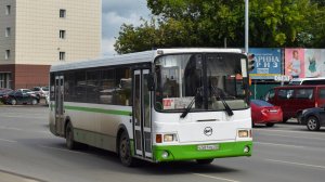 Автобус ЛиАЗ-5256.36-01 (Х 581 МЕ 22). Покатушки по пригороду Барнаула. Пригородный ЛиАЗ на МКПП.