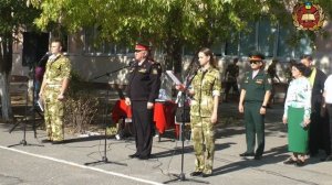 Посвящение в вице кадеты учеников вторых классов в МОУ кадетской школы Г. Волжского   24.09.2025.