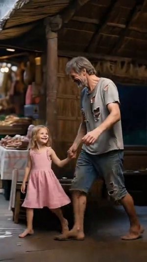 Она выбросила девочку а бедный мужчина её подобрал