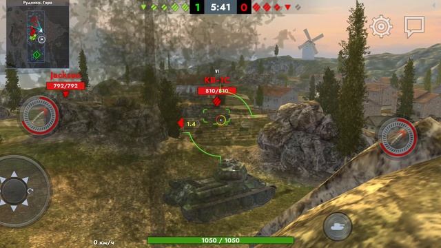 Tank Blitz Первый бой!