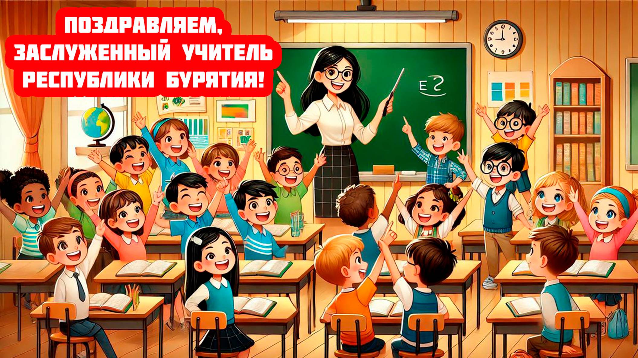 👩🎓 Поздравляем, Заслуженный учитель Республики Бурятия! смотреть онлайн