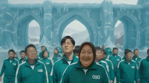 Бабушка vs Ледяной Мост | Зимние Игры кальмара — смешная пародия и эпик фейлы