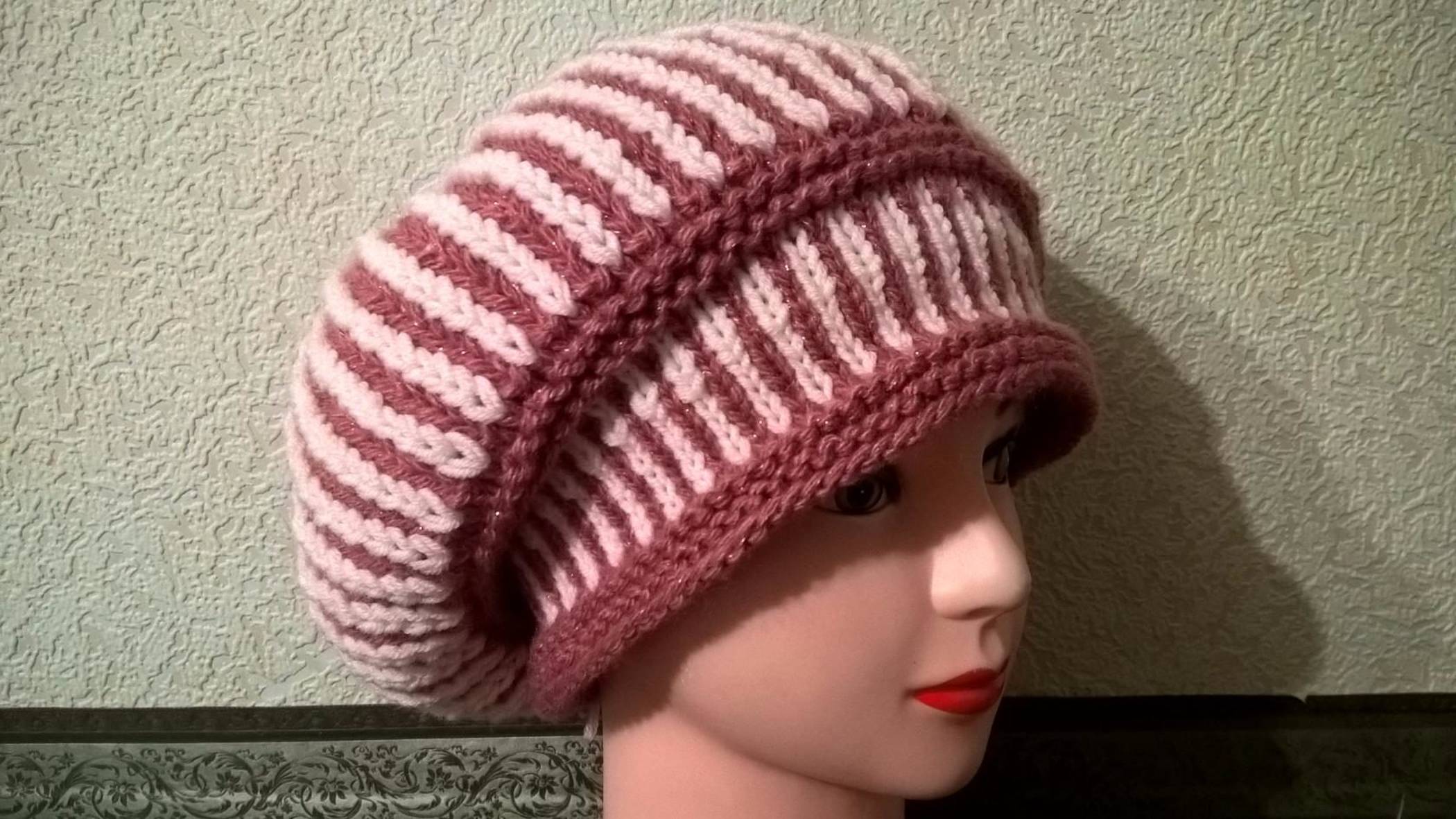 Шапка двухцветная смотреть онлайн