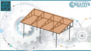 Металлоконструкции в Компас 3D. Навес в Компас 3D