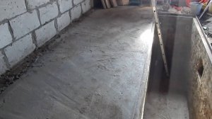 Заливка пола в гараже своими руками.