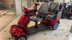 Обзор: четырехколесный двухместный электроскутер для пожилых людей и инвалидов Eco Koleso i7 1500W