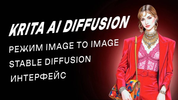 Интерфейс Krita Ai Diffusion: инструменты и функции image-to-image