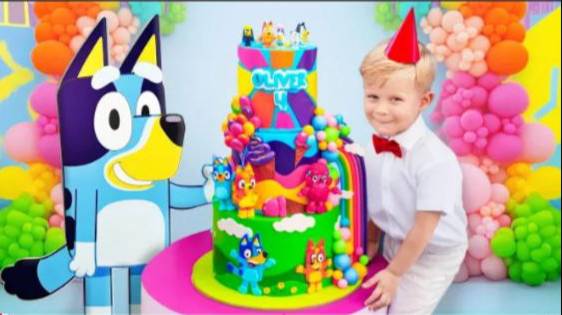 Оливеру 4 года День Рождения в Стиле BLUEY