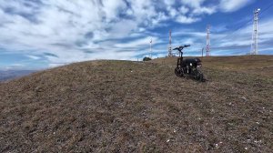 Кисловодск. Путешествие на Боргустанский хребет с электроскутером WHITE SIBERIA ZVER. 4 часть.