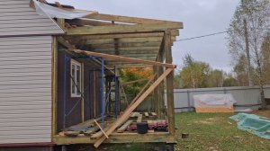 Про пристройку.  Дом от Терема. Ужасы утепления