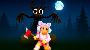 ПЫТАЮСЬ ВЫЖИТЬ ОДНА В 99 НОЧЕЙ В ЛЕСУ РОБЛОКС! 99 Nights in the Forest