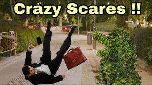 Scares, Falls and Crazy Reactions from People! Bushman Prank
