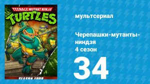 Черепашки-мутанты-ниндзя 4 сезон 34 серия (мультсериал, 1990)