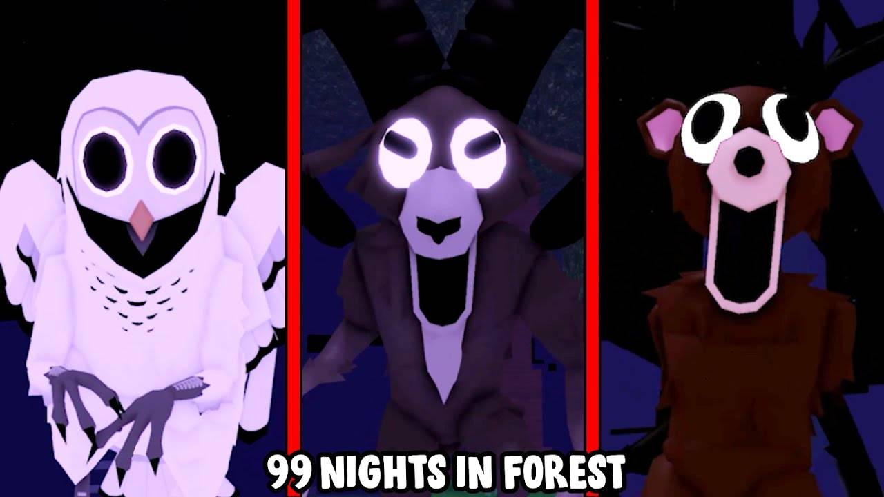 99 ночей в лесу - БАРАН ПРОТИВ ОЛЕНЯ ПРОТИВ СОВЫ / Jumpscare-Roblox