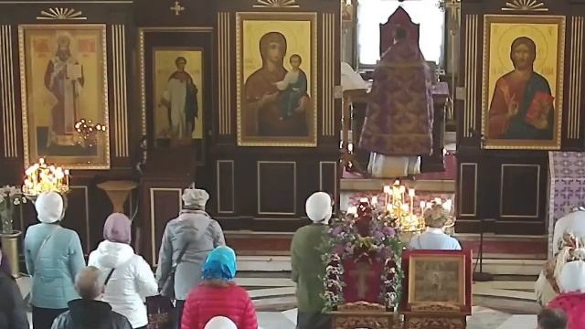 28.09.2025 Божественная Литургия. Неделя 16-я по Пятидесятнице, по Воздвижении. смотреть онлайн