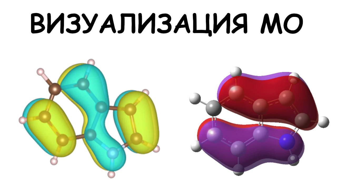 Визуализация МО в Priroda, Orca и Gaussian