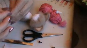 8 Часть/ Вязанный Котик/ Оформляем мордочку...