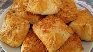 Мини - курники из слоёного теста!