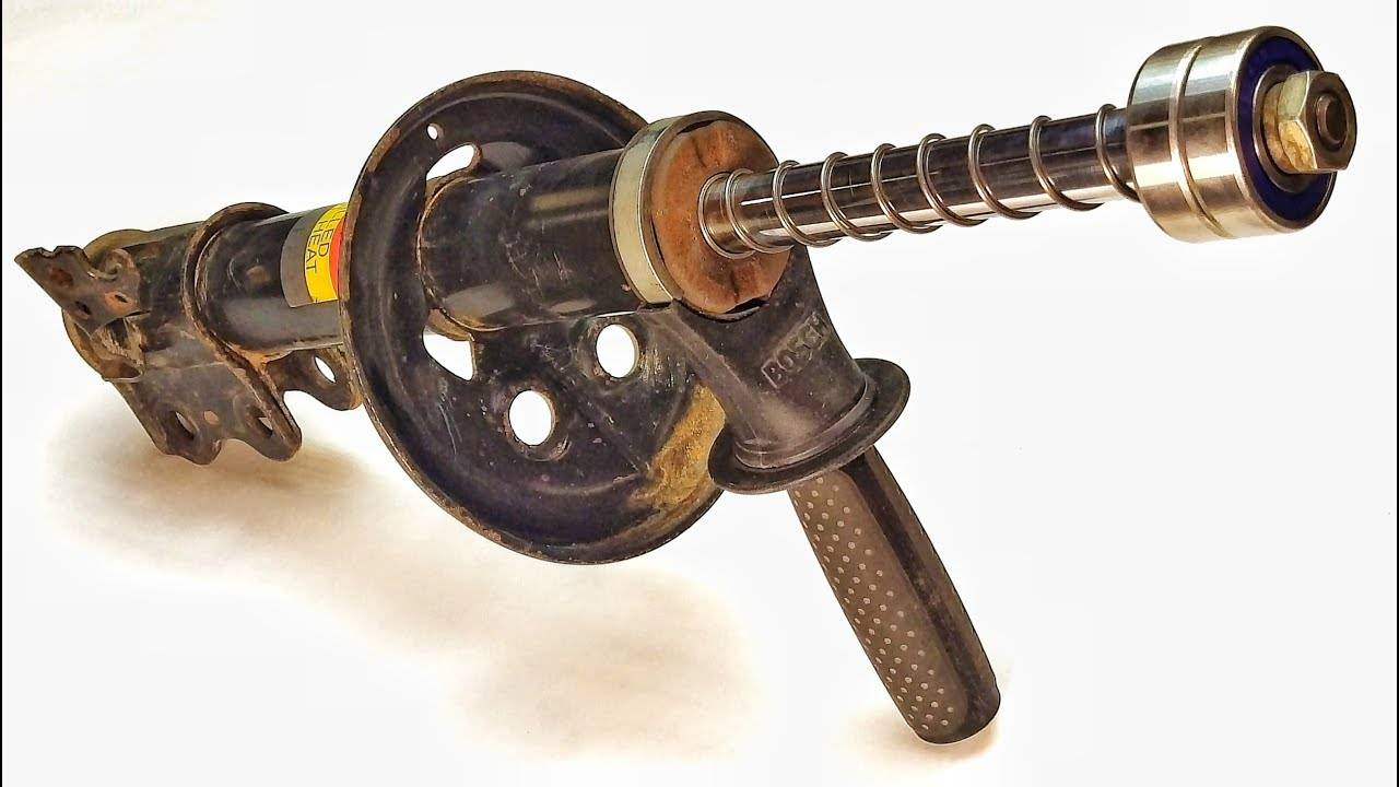 Мощный станок на автомобильных амортизаторах! 100% Точности! смотреть онлайн