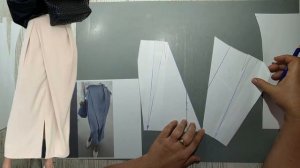 Моделирование. Выкройка юбки со складками. Выкройка № 1829.