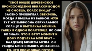 ИСТОРИИ ИЗ ЖИЗНИ/Муж выбросил обручальное кольцо и вытолкал меня на улицу в одном полотенце/Рассказ