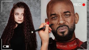 Портрет по фото - Уилл Смит || 2021