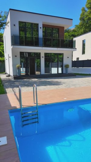 Дом с бассейном за 25 000 000 в спальном районе Сочи