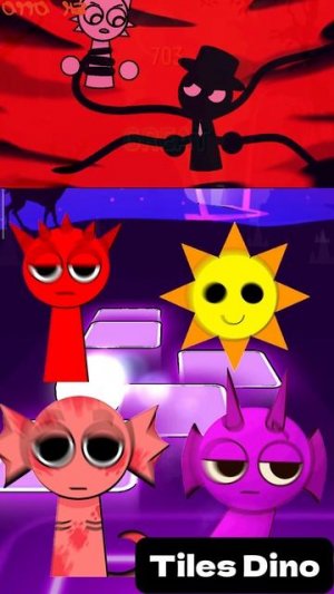 КТО ЛУЧШИЙ СПРУНКИ? уровень 44 - Мультики про Спрунке | МУЛЬТФИЛЬМЫ SPRUNKI в Tiles Hop