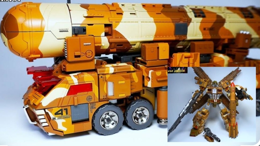 Трансформер: Военный тягач ядерного оружия ( Превращение машины в Трансформера ) смотреть онлайн