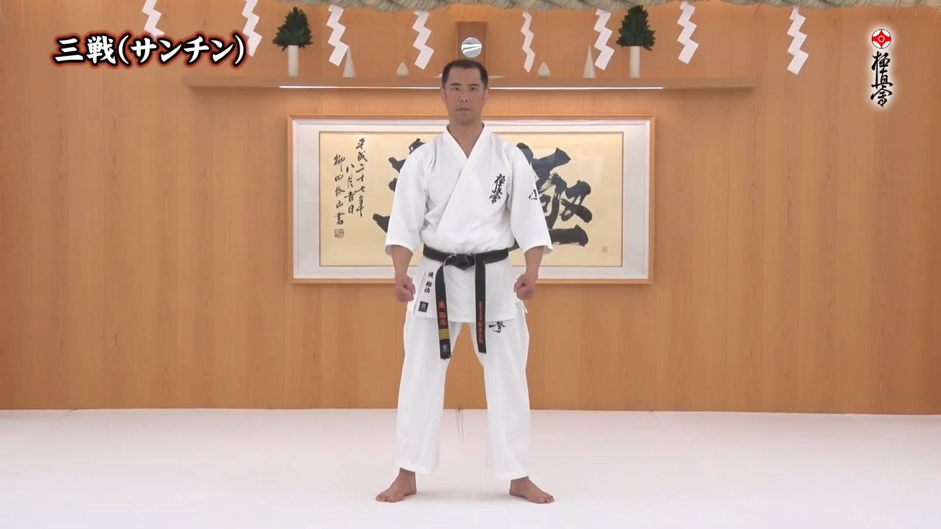 Санчин - Ката Карате Кёкусинкай (Kata Sanchin - 三戦) v.1 смотреть онлайн