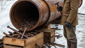 Эта вещь пригодится многим. Что можно сделать из старого лемеха и куска трубы. Сделай сам.