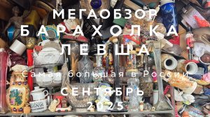 МЕГАОБЗОР ЛЕВША | САМАЯ БОЛЬШАЯ БАРАХОЛКА В НОВОПОДРЕЗКОВО| ОБЗОР И ЦЕНЫ | СЕНТЯБРЬ 2025