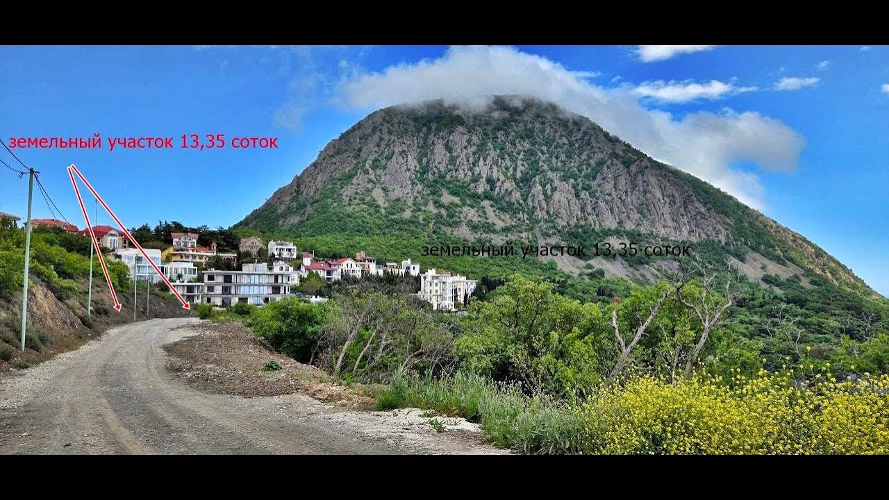 Обзор земельного участка на продажу в Гурзуфе, Новая деревня-2 смотреть онлайн