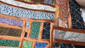 Как я использую обрезки стежки.#красивыеподушки #стеганыеподушки #текстильвинтерьере