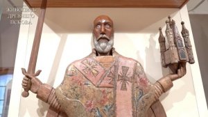 Монтаж экспозиции «Живопись древнего Пскова»