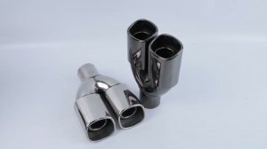 Насадка на глушитель двойная 60*76*240