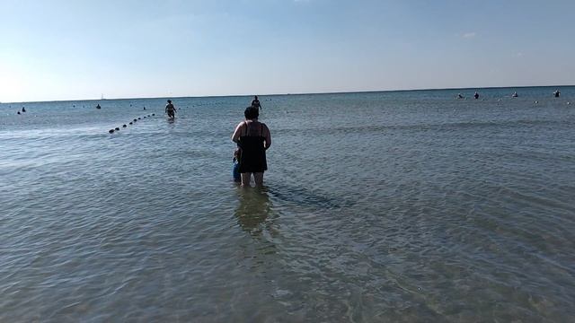 Анапа сентября 2025 центральный пляж