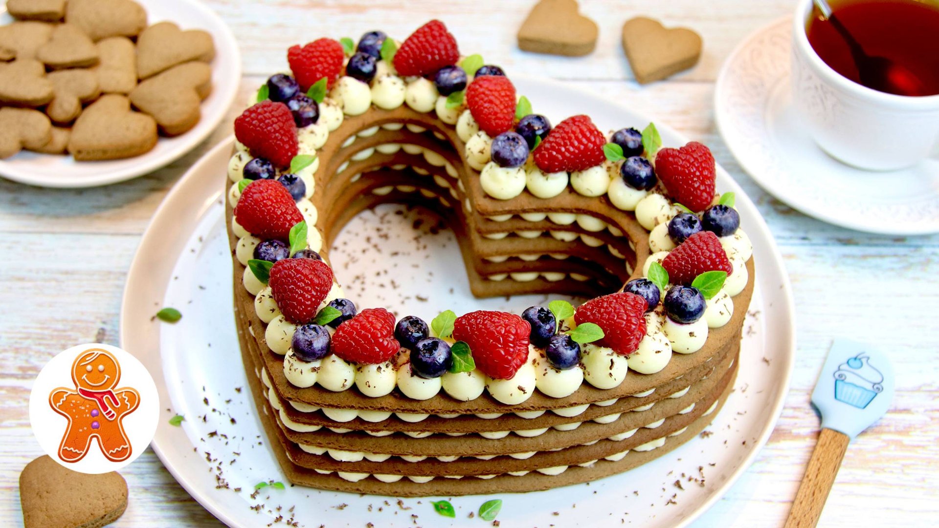 Торт СЕРДЦЕ ❤️ Универсальный торт на любой праздник смотреть онлайн