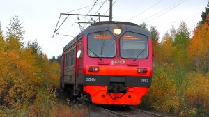 ЭД4М-0093 сообщением Богданович — Алапаевск с приветливой бригадой