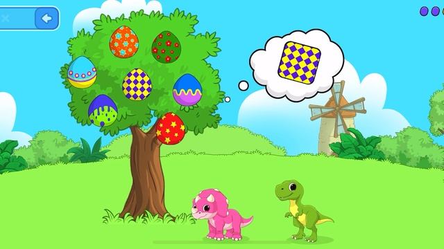 Игра в динозавров.Детская игра.