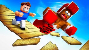 ПРОЙДИ ПО МОСТУ и НЕ УПАДИ! 😱 МОСТ СЛОМАН В РОБЛОКС!