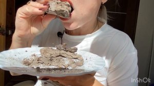 Шоколад. Глина Башкирская. Асмр хруст.