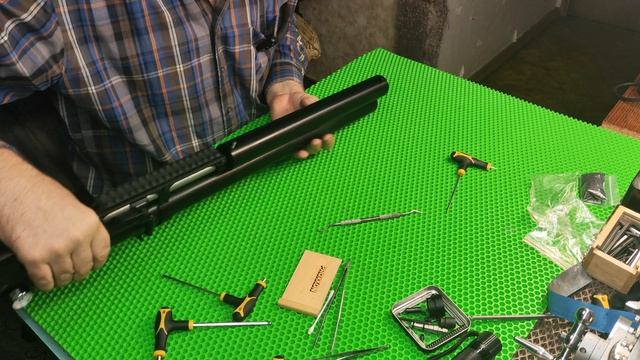 Крюгерка Снайпер, калибр 6,35 мм.. Установка манометра заредукторного объёма. смотреть онлайн