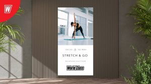 STRETCH & GO с Анастасией Филипьевой | 29 сентября 2025 в 8:30 МСК| Онлайн World Class