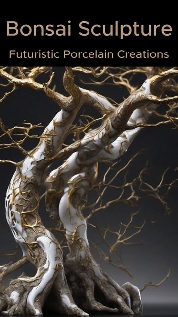 Бонсай из фарфора • Футуристические скульптуры