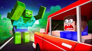 МЫ ОТПРАВИЛИСЬ В ДАЛЁКУЮ ПОЕЗДКУ… НО ЭТО БЫЛО ОШИБКОЙ! 😨 МАЙНКРАФТ