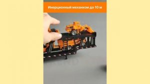 Автовоз металлический TrendToys с машинками спецтехники. BUM010