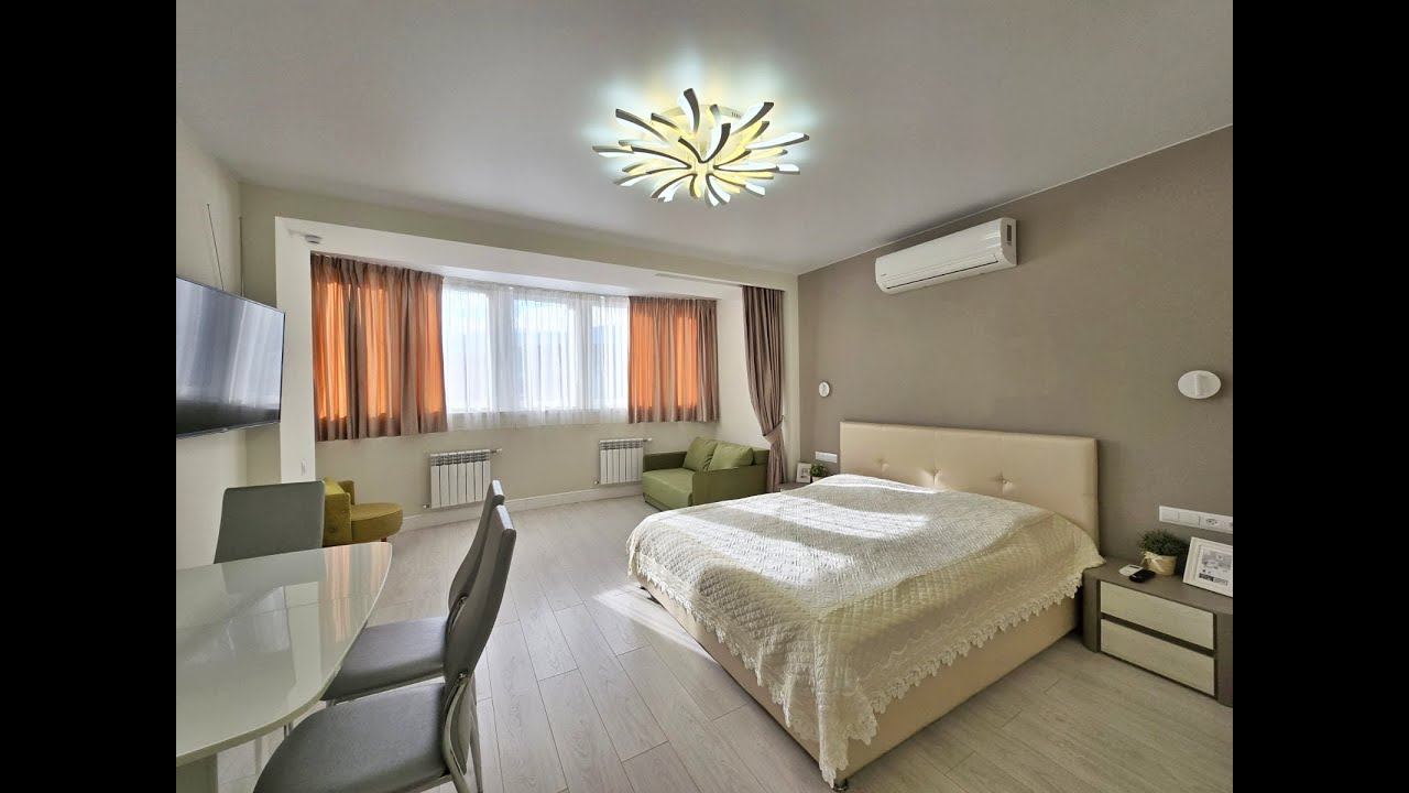 Обзор 1-комнатной квартиры в Ялте, ЖК Чайка смотреть онлайн