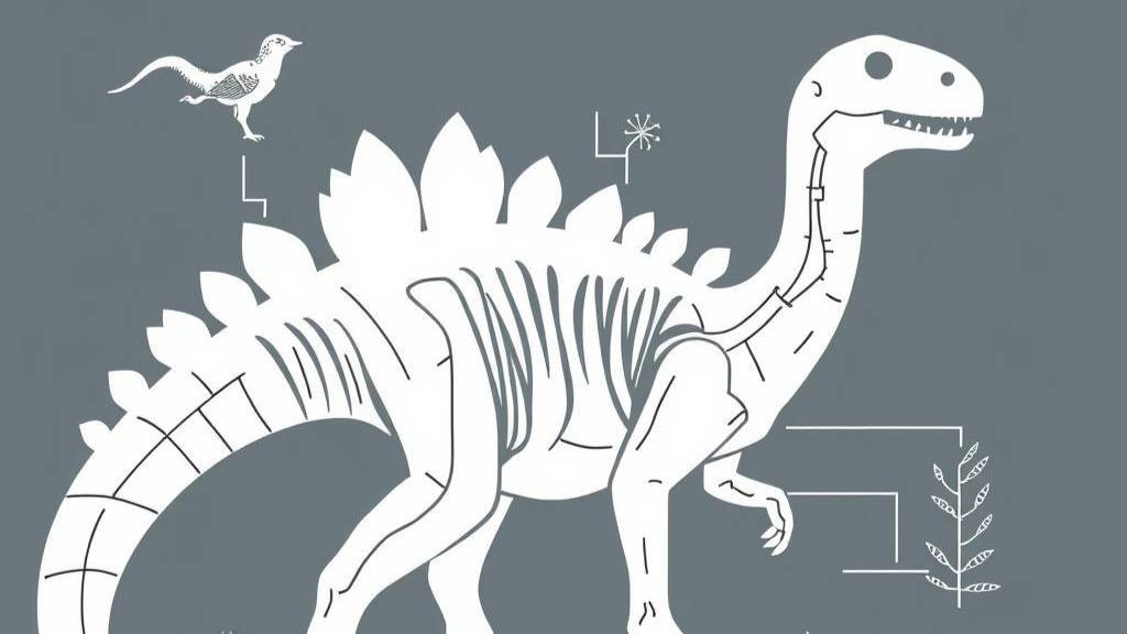 Схематический биологический символ динозавров смотреть онлайн